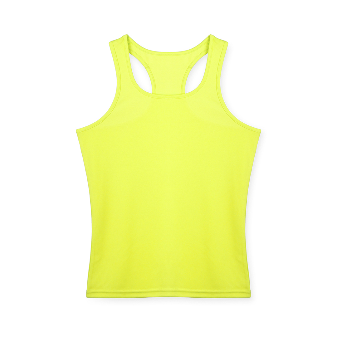 Camiseta Mujer Camarillo amarillo fluor talla L