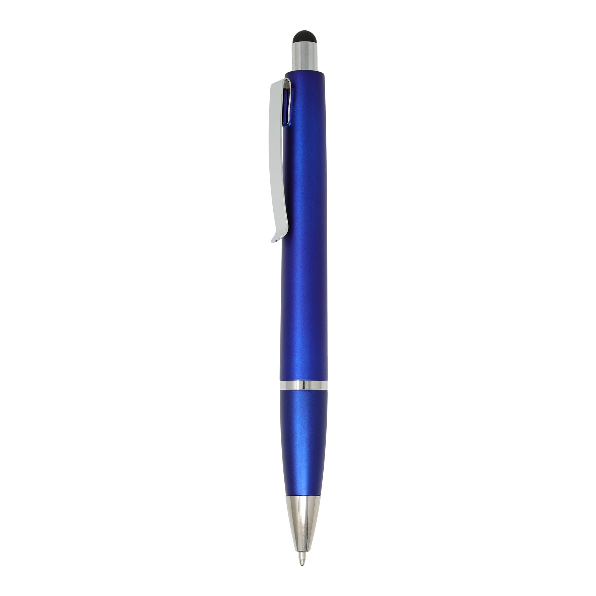 Bolígrafo con luz y puntero Styled
Color azul y plateado