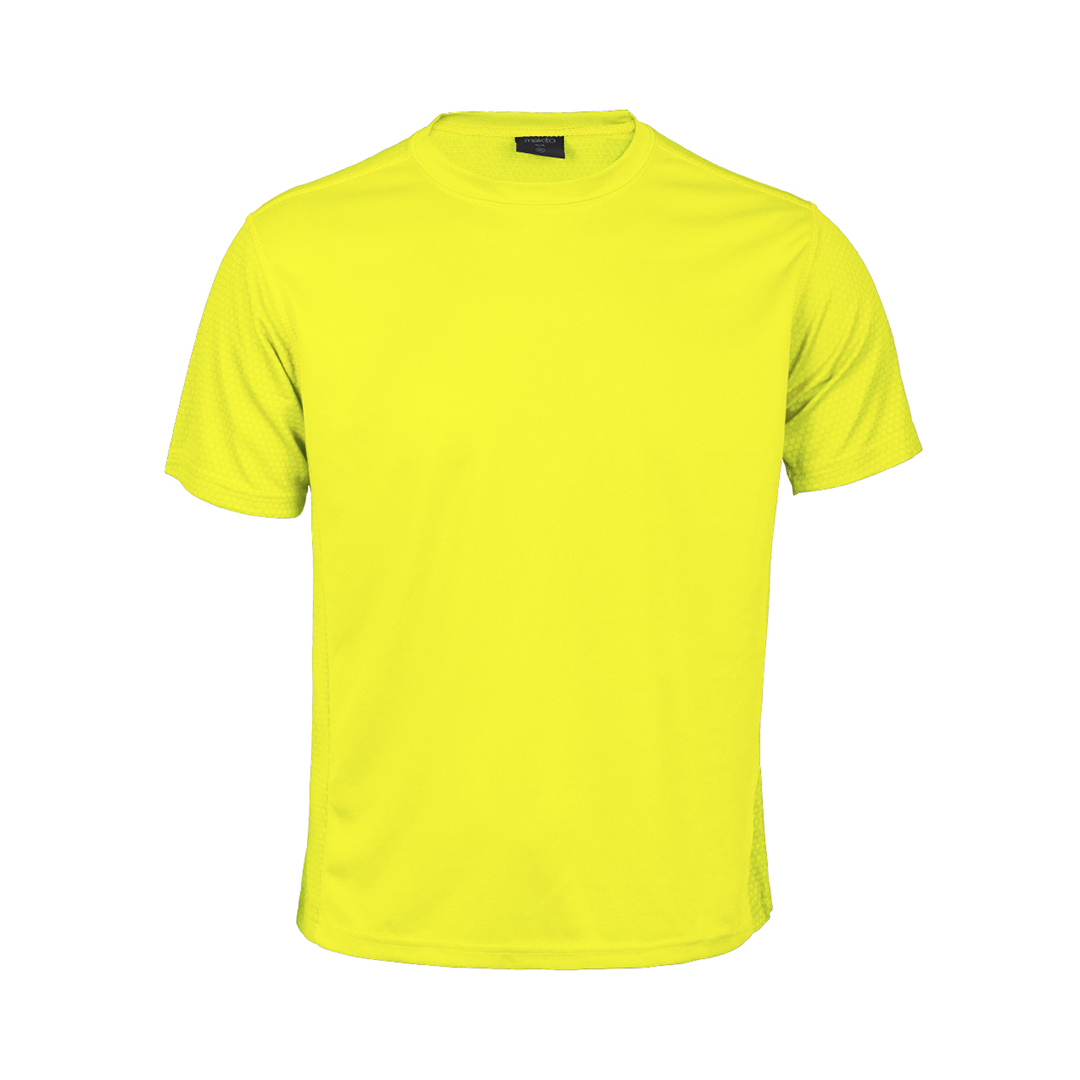 Camiseta Adulto Ravia amarillo fluor talla XL