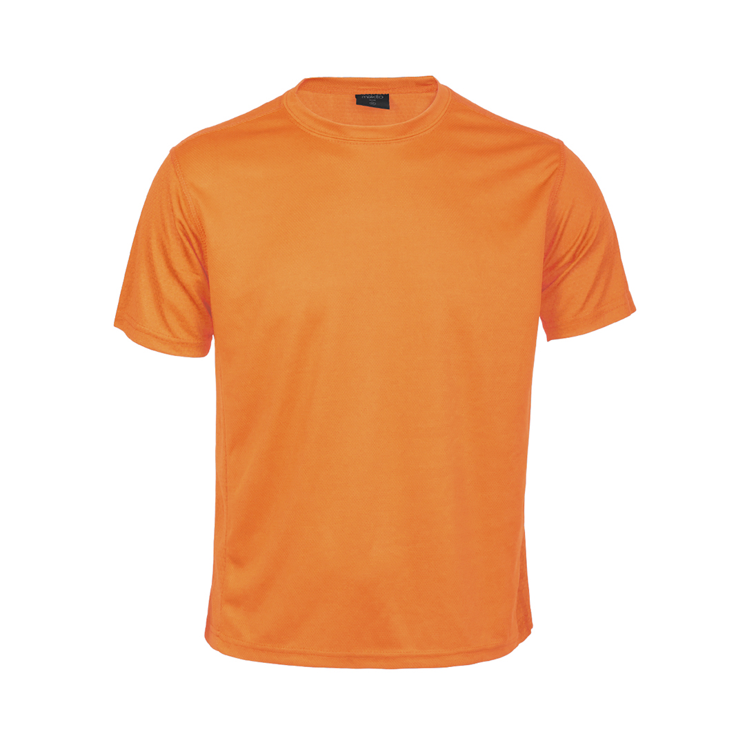 Camiseta Adulto Ravia naranja fluor talla M