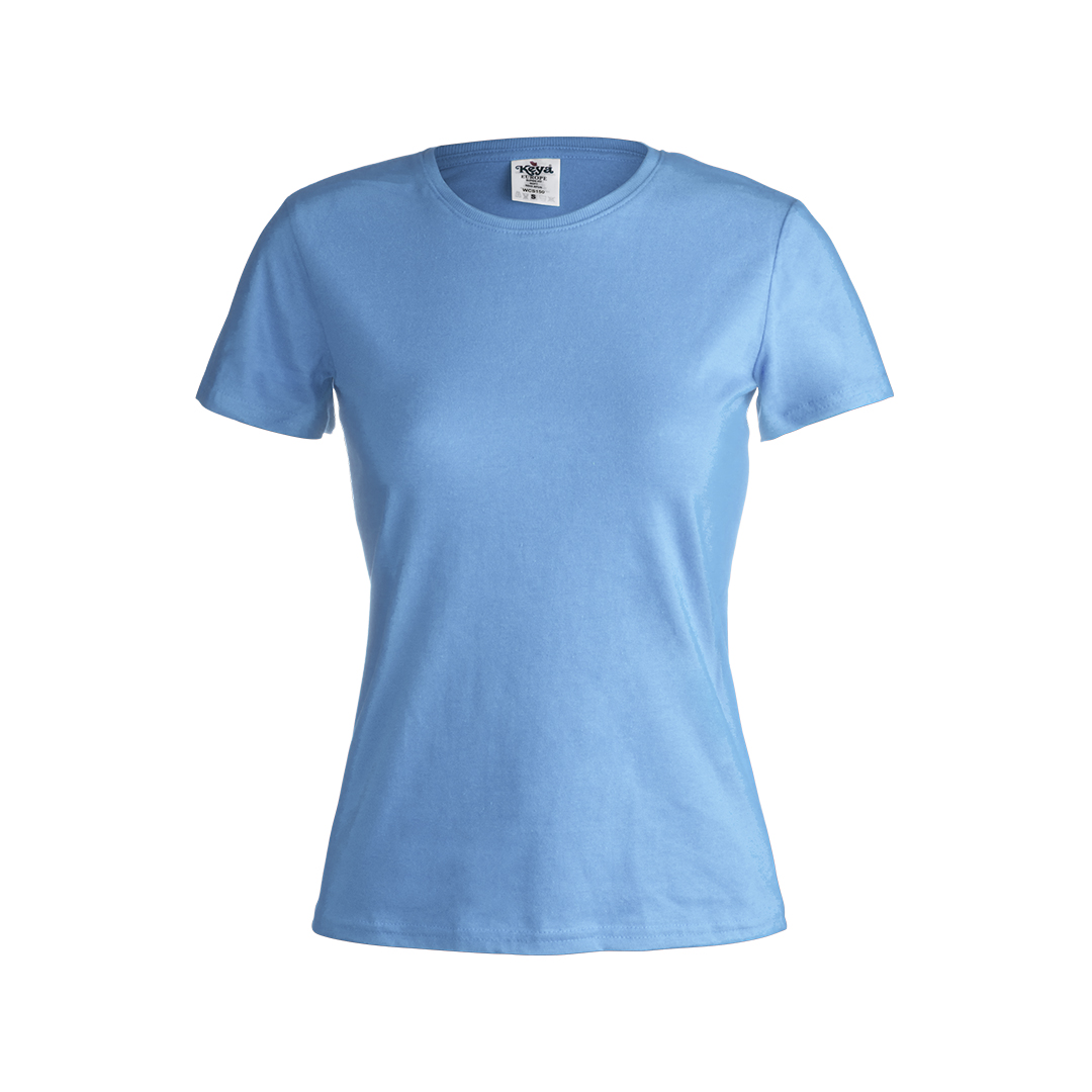 Camiseta Mujer Color "keya" Rosita azul claro talla XXL