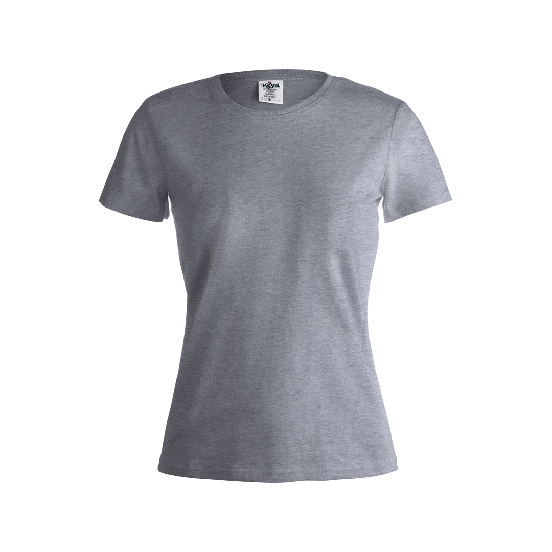 Camiseta Mujer Color "keya" Rosita gris talla S