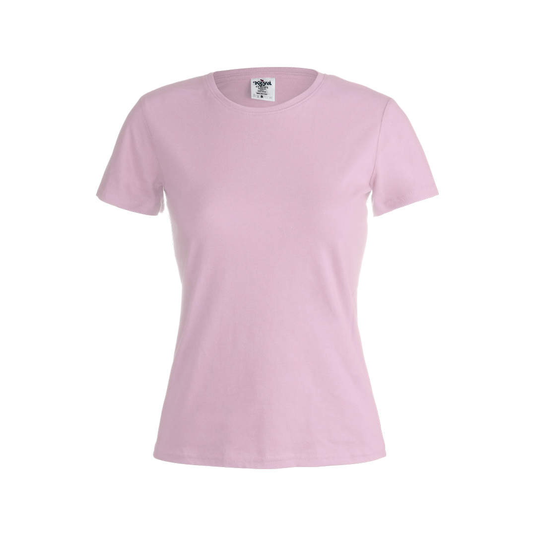 Camiseta Mujer Color "keya" Rosita rosa talla S