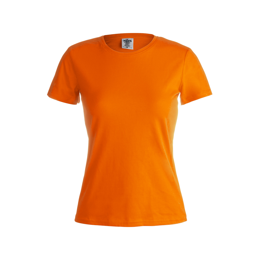 Camiseta Mujer Color "keya" Enoree naranja talla M