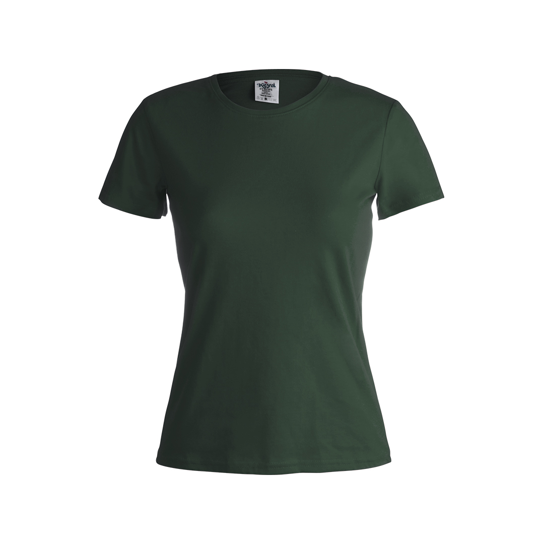 Camiseta Mujer Color "keya" Enoree verde botella talla M