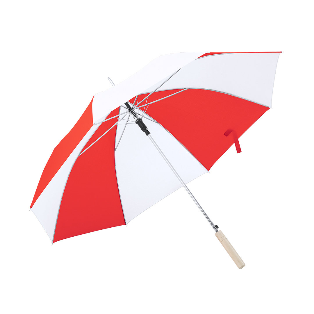 Paraguas Wainaku blanco / rojo