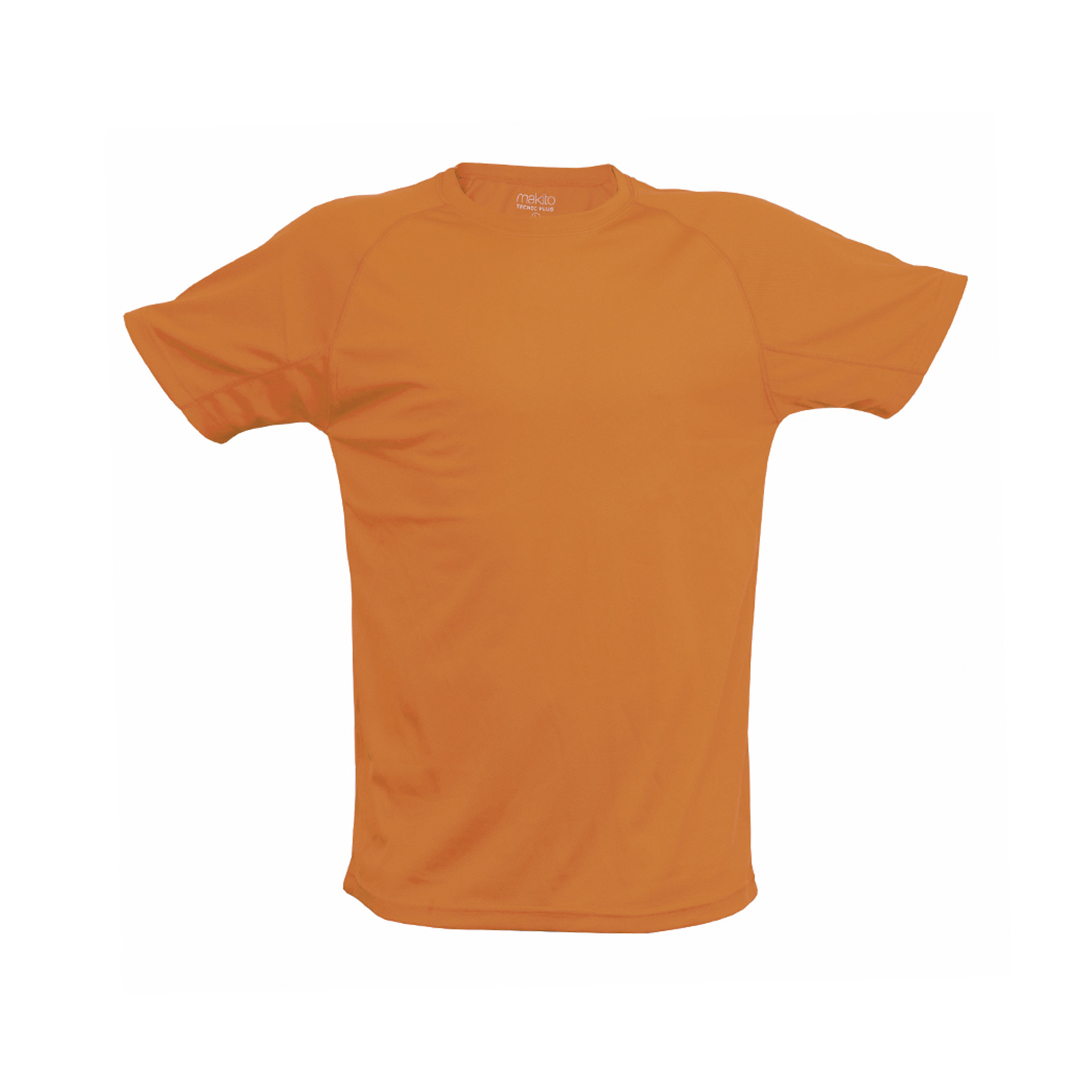Camiseta Adulto Muskiz naranja fluor talla S