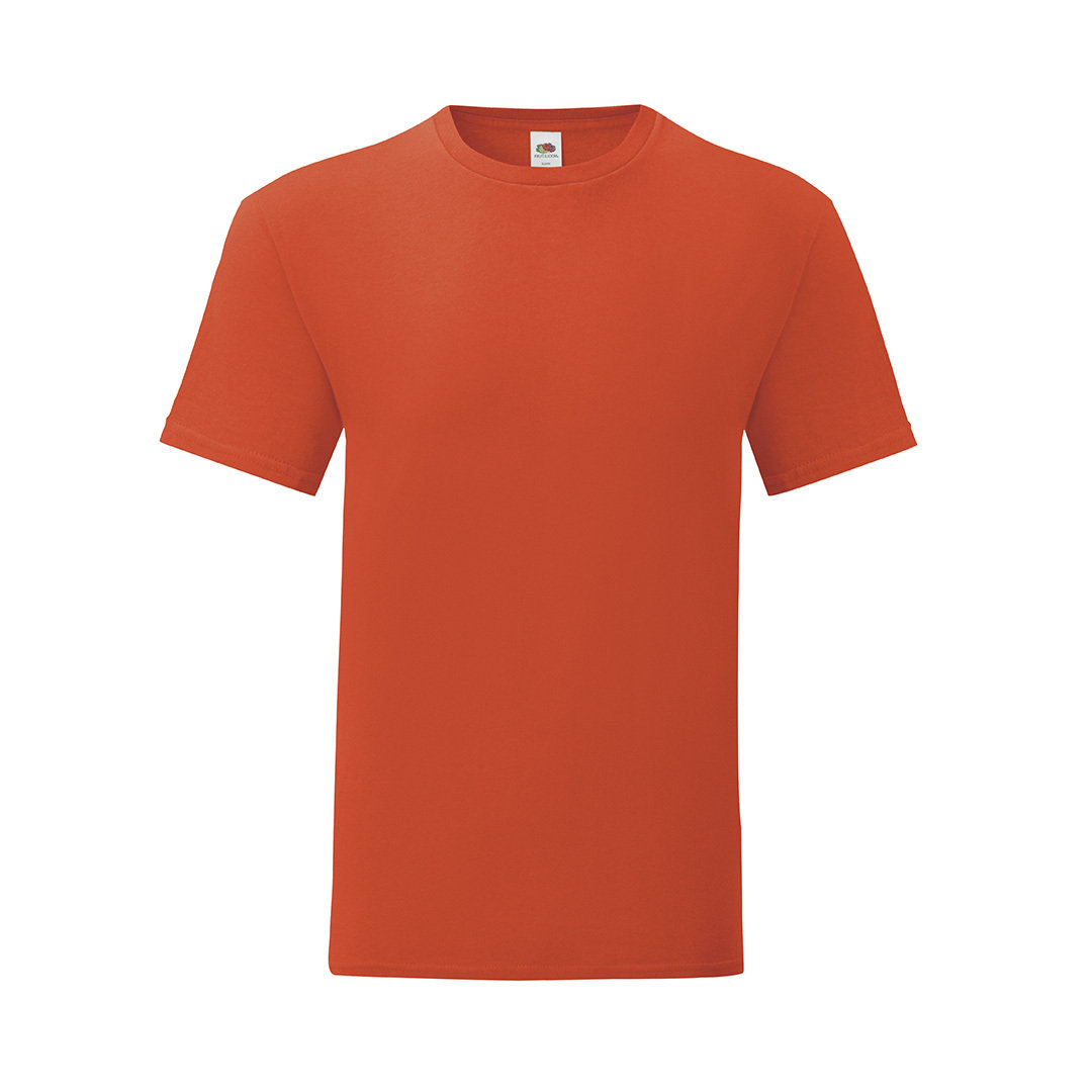 Camiseta Adulto Color Birchwood naranja oscuro talla M