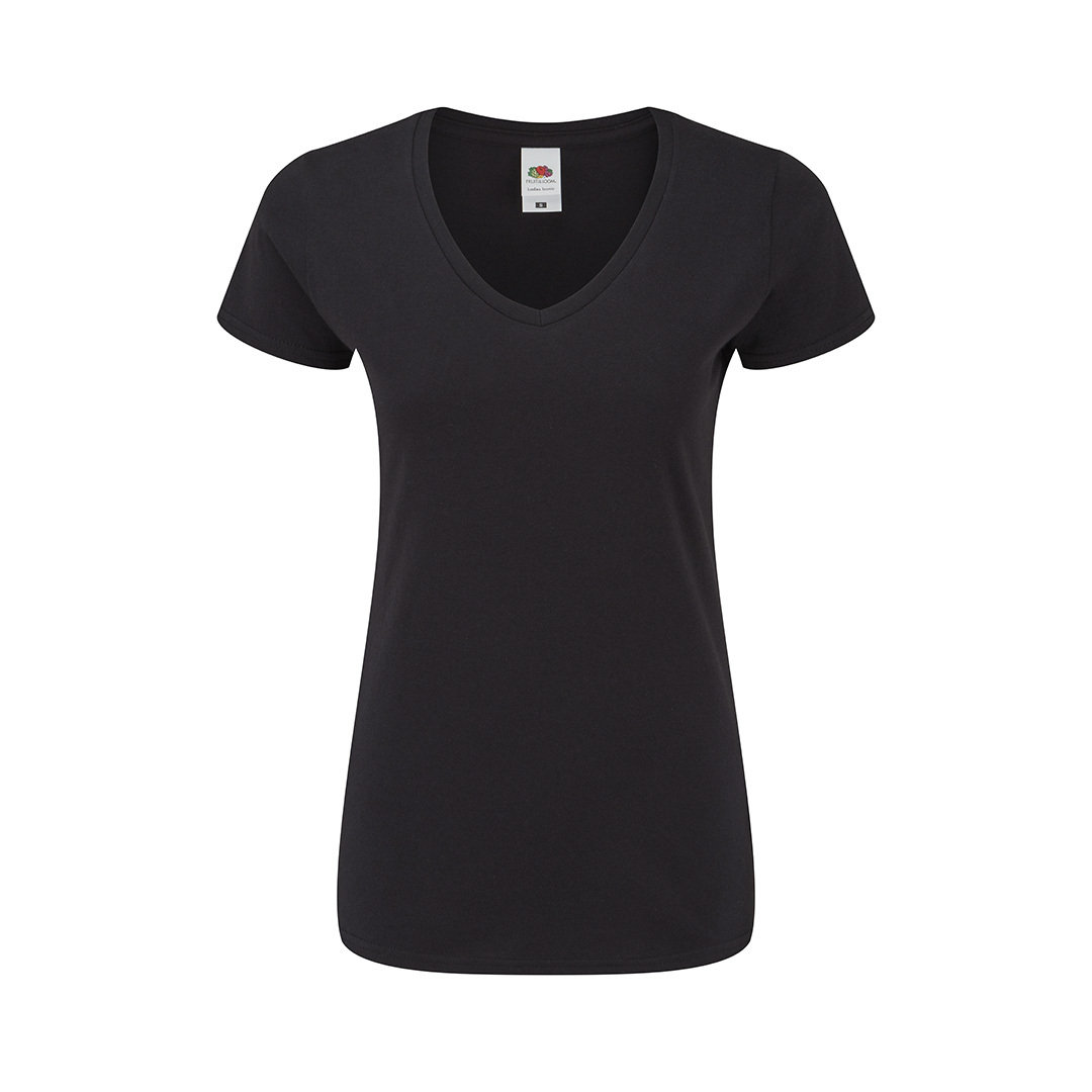 Camiseta Mujer Color Colonia negro talla XS