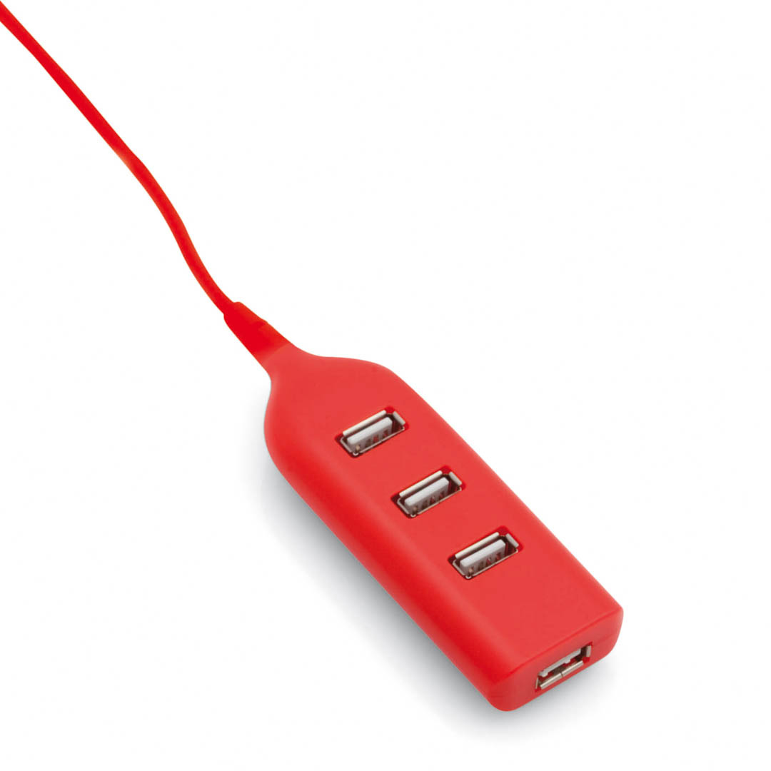 Puerto USB Mustang rojo