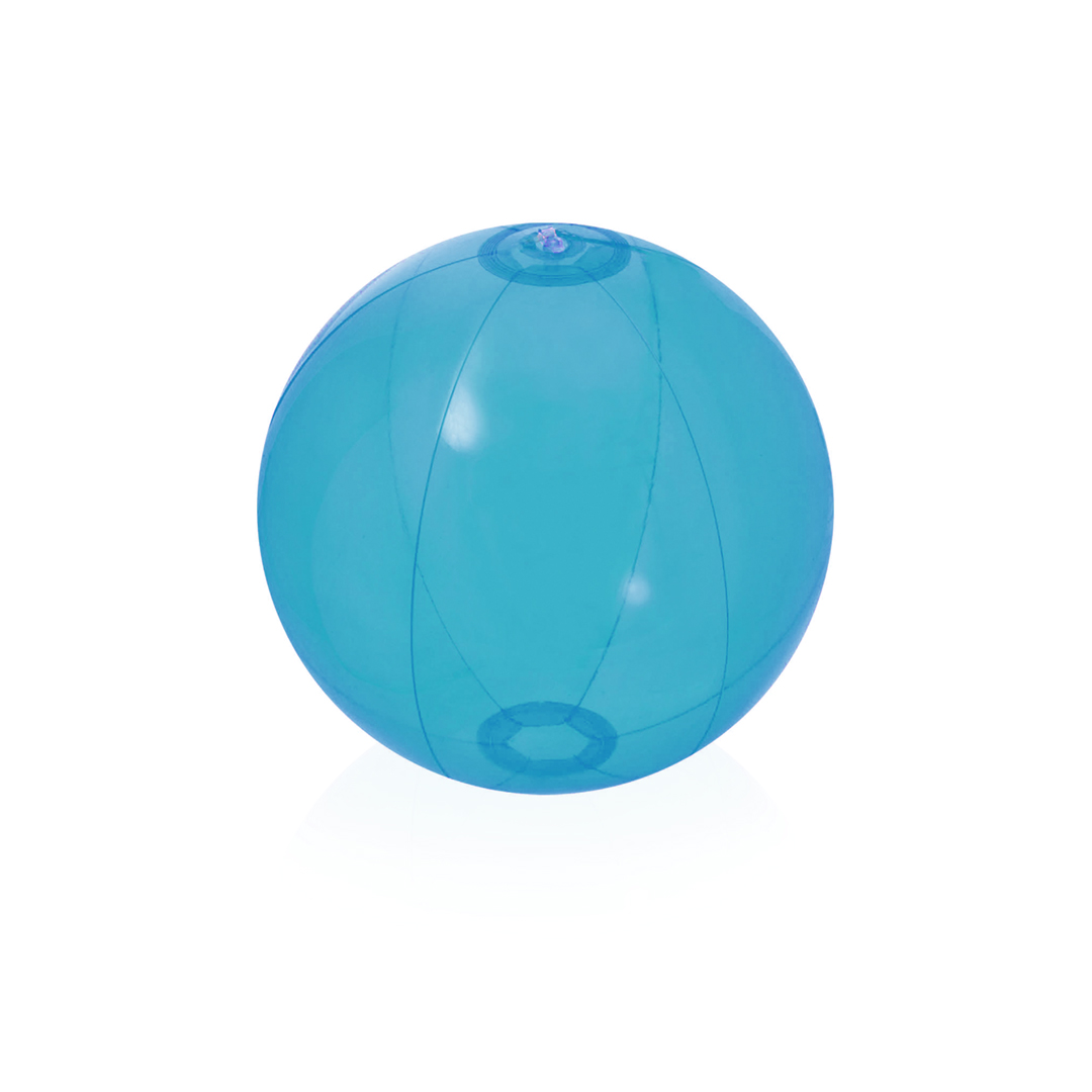 Balón Venus traslucido azul