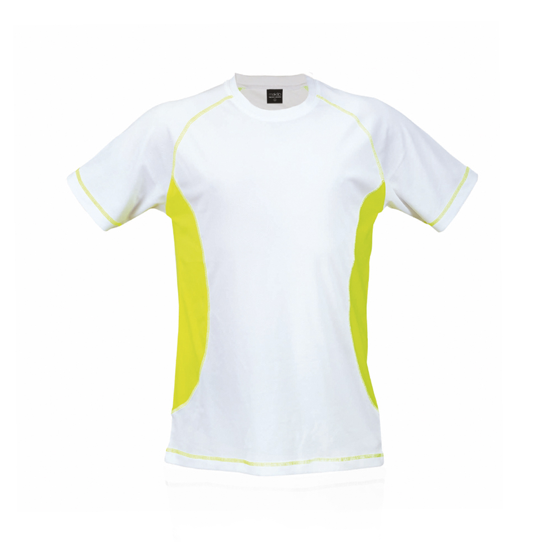 Camiseta Adulto Lakin amarillo fluor talla XL