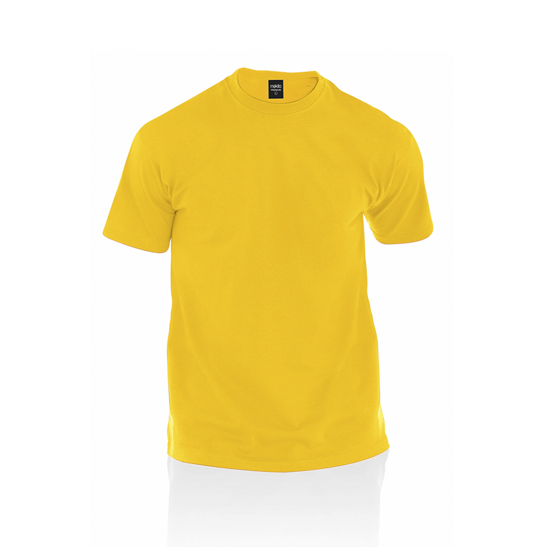 Camiseta Adulto Color Rowan amarillo talla L