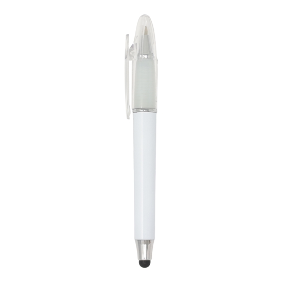 Bolígrafo con puntero Dolphin Stylus
Color blanco y plateado