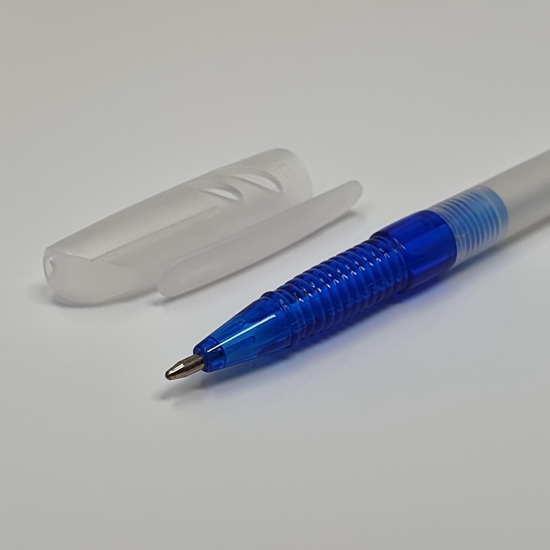 Bolígrafo Logos Pro
Color azul y translúcido