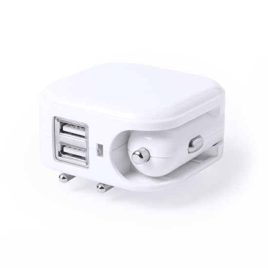 Cargador USB Bayshore blanco