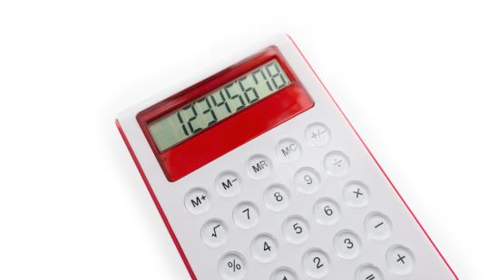 Calculadora Thiells rojo