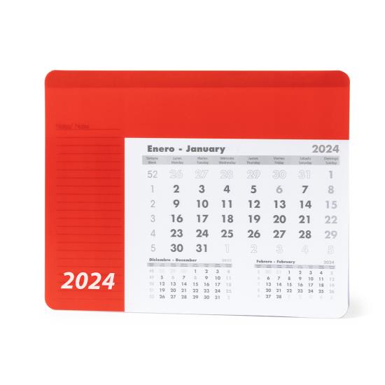 Alfombrilla Calendario Sawgrass rojo