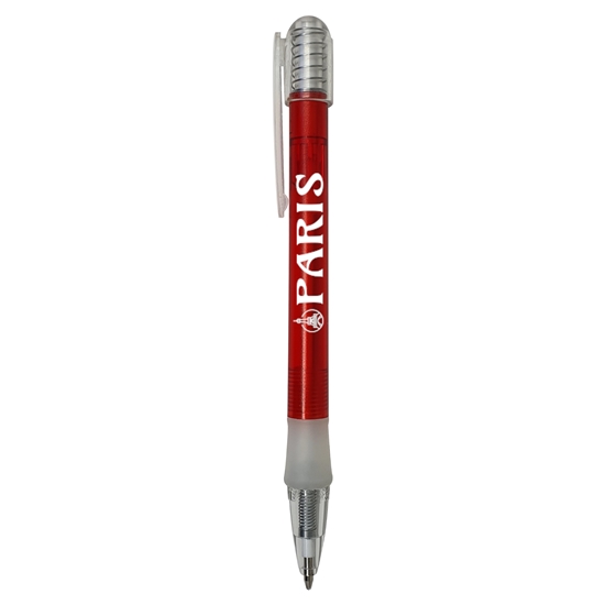 Bolígrafo Oasis
Color rojo y translúcido