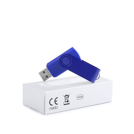 Memoria USB Pozuelo azul 16 GB