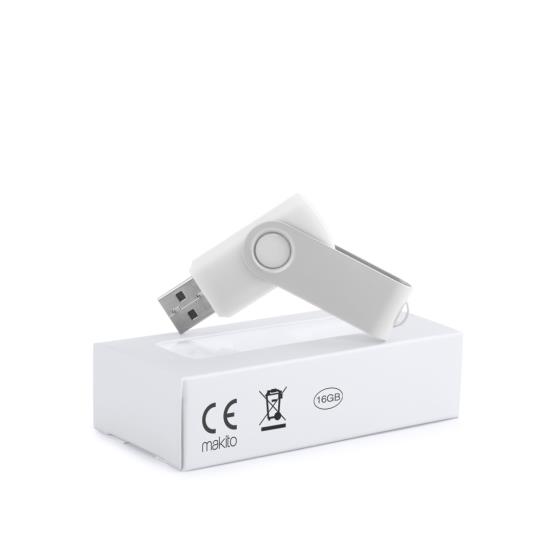 Memoria USB Pozuelo blanco 16 GB