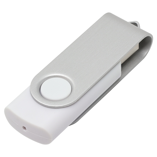 Memoria USB Twist
Color blanco capacidad 16 GB