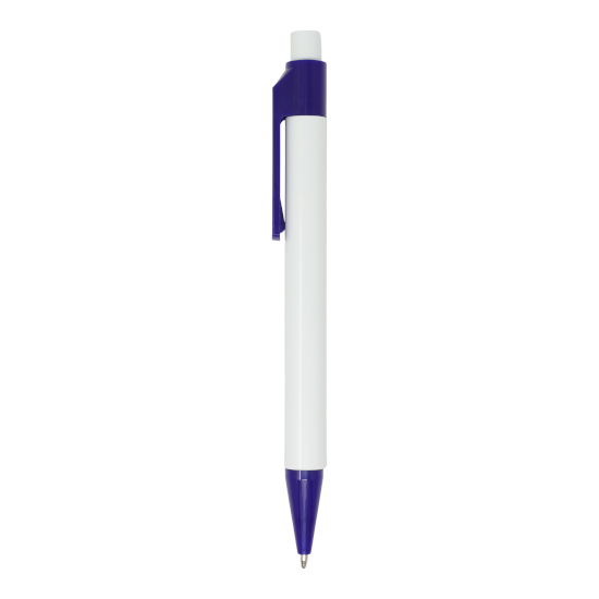 Bolígrafo Egam
Color azul y blanco