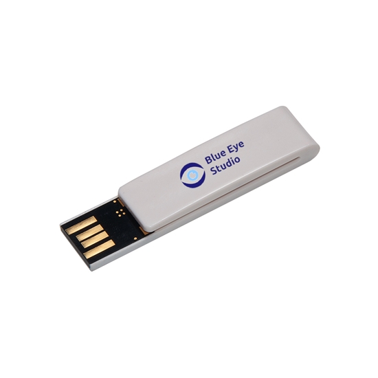 Memoria USB Clip
Color blanco capacidad 8 GB