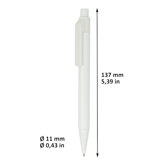Bolígrafo Egam
Color blanco