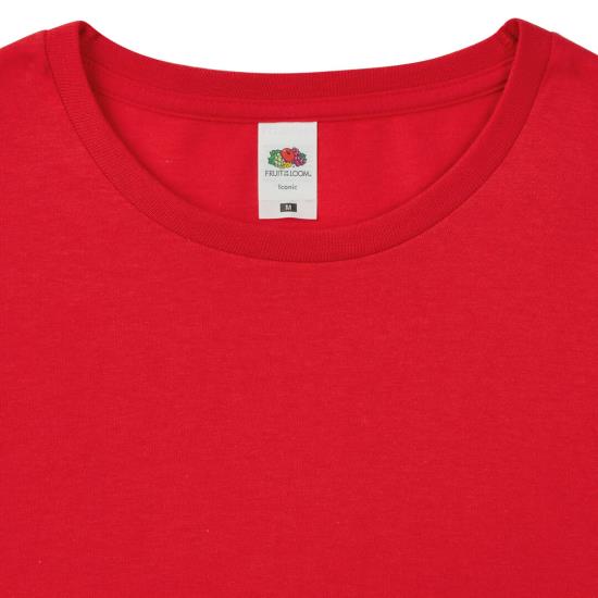 Camiseta Adulto Color Groton rojo talla XL