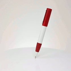 Bolígrafo Atlas Color rojo y blanco, pack 100 unds.