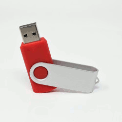 Memoria USB Twist
Color rojo capacidad 16 GB