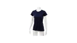 Camiseta Mujer Color Kilbourne negro talla XS