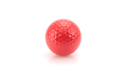 Bola Golf Almacelles rojo
