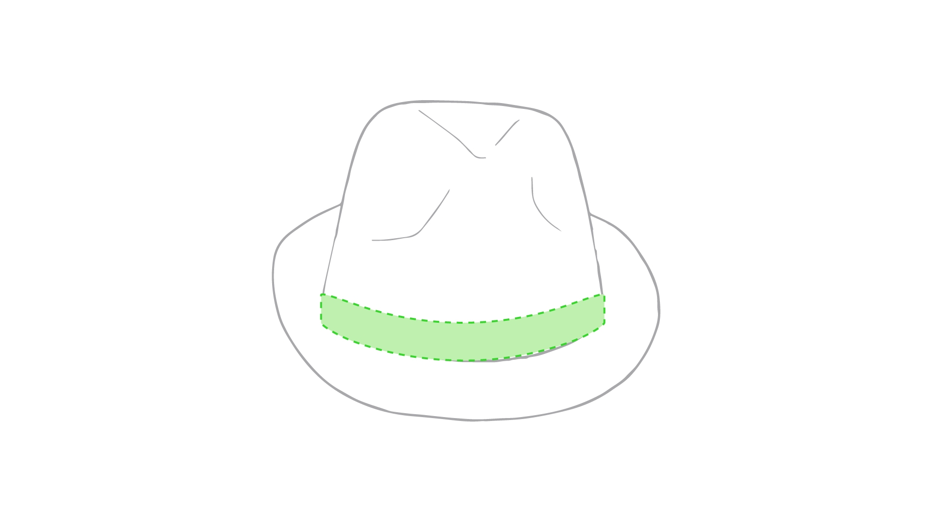 Impresión sombreros sublimación (580 x 27 mm)